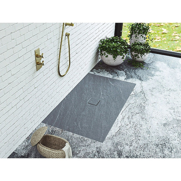 Matki Slate Shower Floor Graphite Grey
