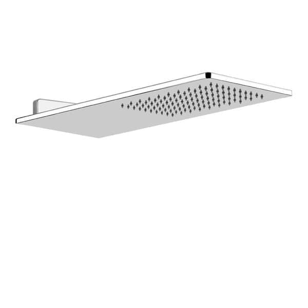 Gessi iSpa Rectangular Wall-Mounted Shower Head 