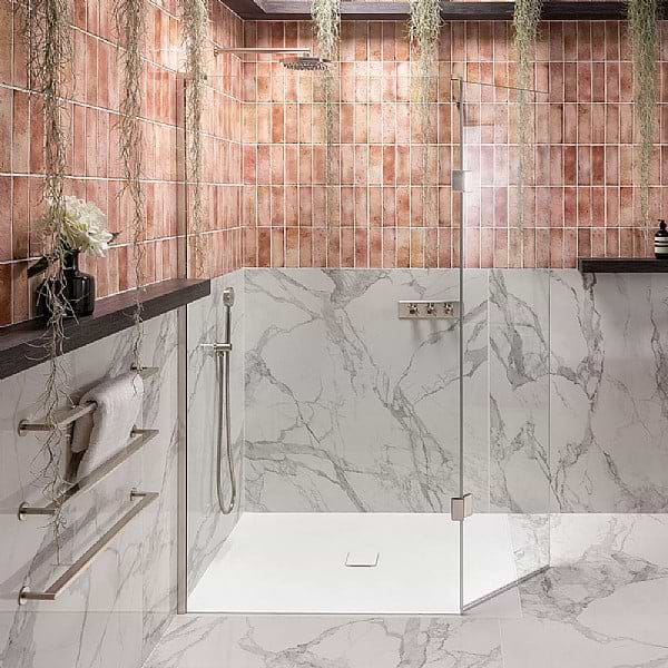 Matki EauZone Wet Room Panel with Hinge Panel