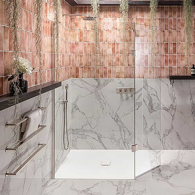 Matki EauZone Wet Room Panel with Hinge Panel