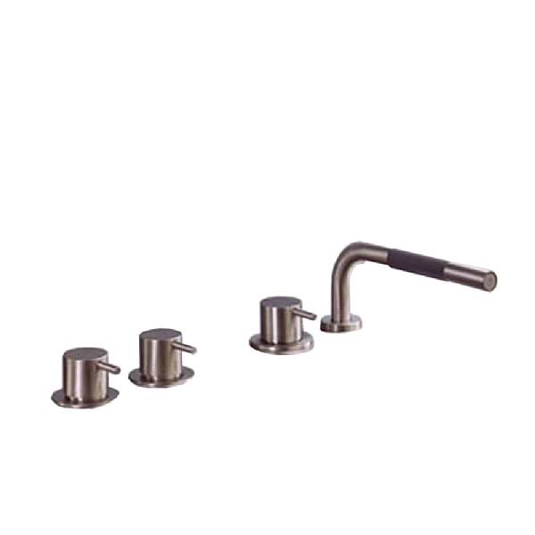 Vola SC4 Dual Controls for Bath Filler & Separate Control with Handshower