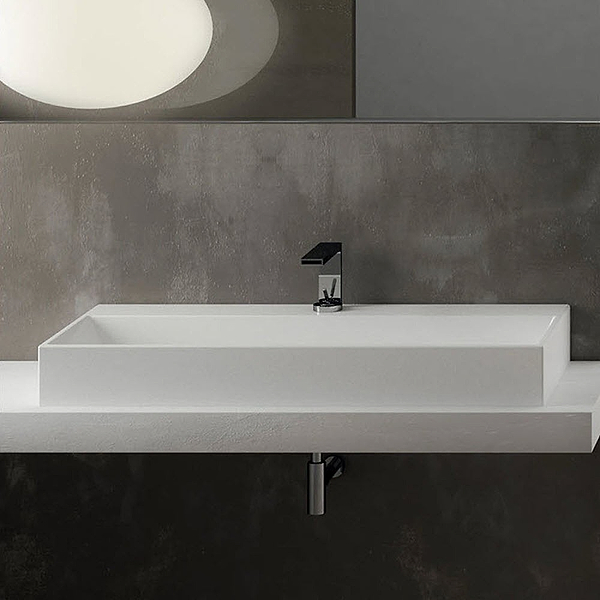Ceramica Cielo Smile 1000mm Wall-Hung & Countertop Washbasin Gloss White