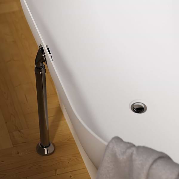 Crosswater Special Bath Waste for Natural Stone Bath Chrome