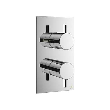 Crosswater MPRO 2 Outlet 2 Handle Thermostatic Bath Shower Valve Trimset