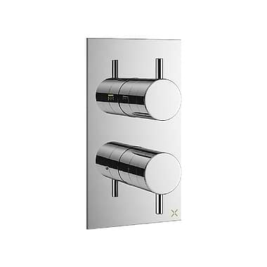 Crosswater MPRO 2 Outlet 2 Handle Thermostatic Shower Valve Trimset