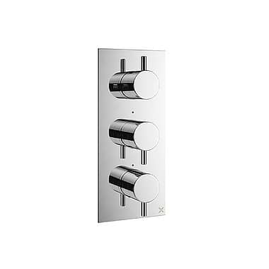 Crosswater MPRO 2 Outlet 3 Handle Thermostatic Shower Valve Trimset