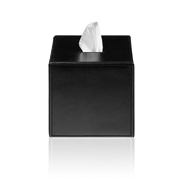 Decor Walther Leather Tissue Box