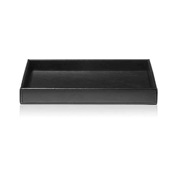 Decor Walther Medium Rectangular Leather Tray