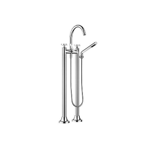 Dornbracht VAIA Freestanding Two Hole Bath Mixer with Hand Shower