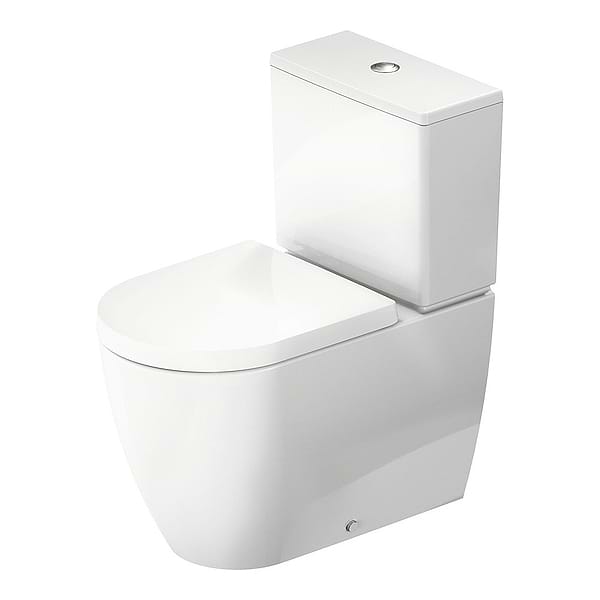 Duravit ME by Starck Rimless Close-Coupled Pan 370x650mm