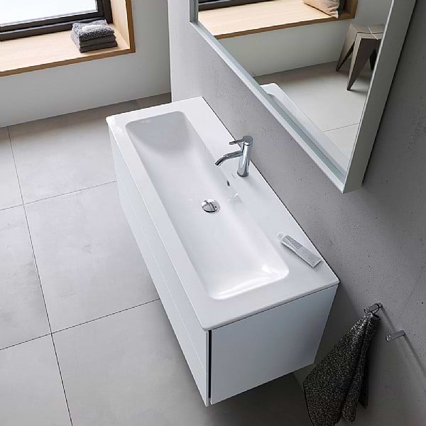 Duravit ME by Starck Furniture Washbasin with Large Wash Area 1230mm