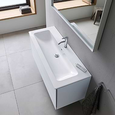Duravit ME by Starck Furniture Washbasin with Large Wash Area 1230mm