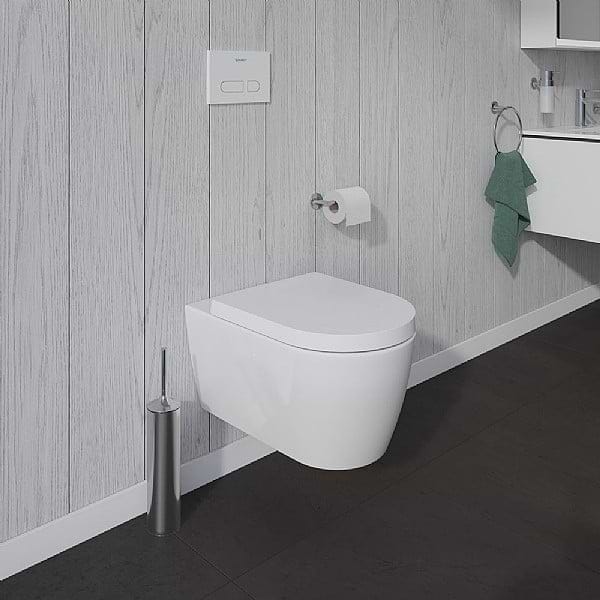 Duravit ME by Starck Rimless HygieneFlush Wall-Mounted Pan 370x540mm
