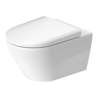 Duravit D-Neo Rimless Wall-Mounted Pan with Invisible Fixation