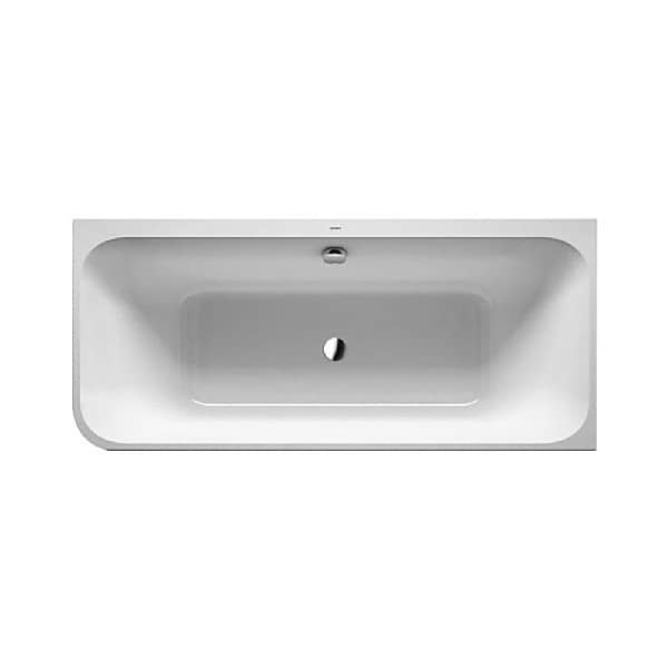 Duravit Happy D.2 Plus Right Corner Bathtub 1800x800mm with Graphite Integrated Panel