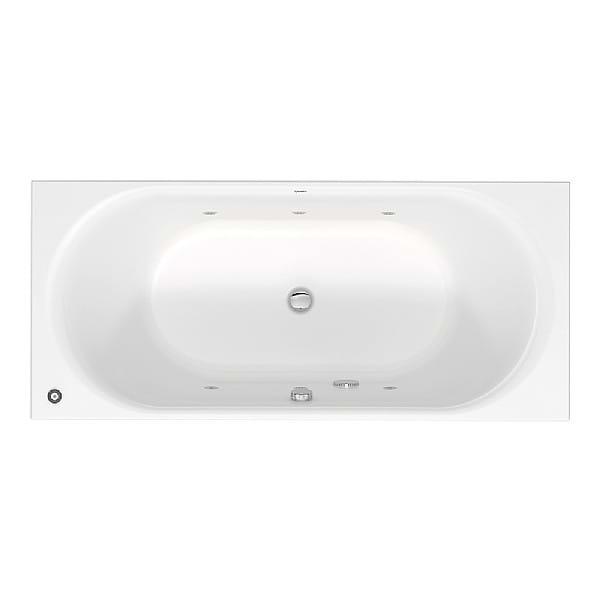 Duravit D-Neo Double-Ended Whirlpool Bath 1800x800mm