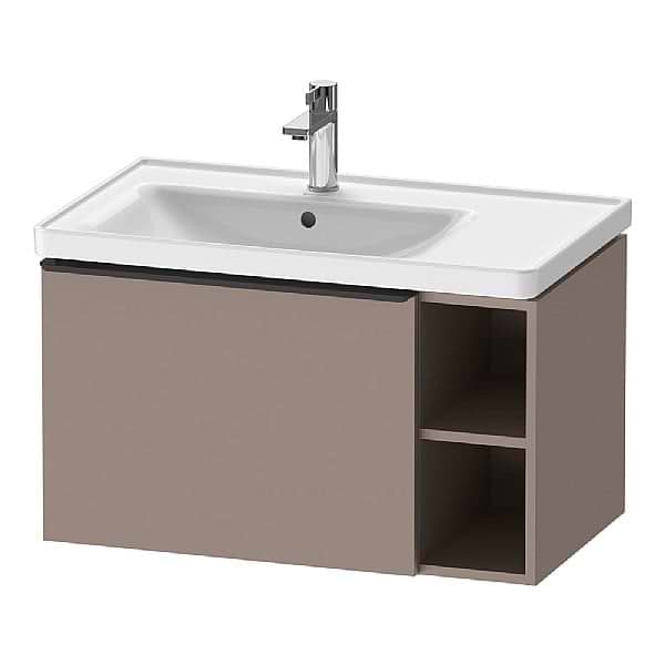 Duravit D-Neo Vanity Unit with Pull-Out and Open Compartment 784x452mm