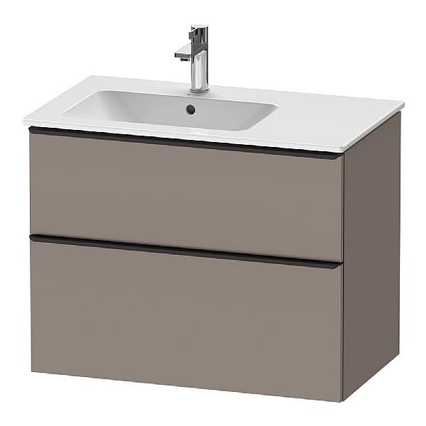 Duravit D-Neo Vanity Unit with Pull-Out Compartment and Drawer for ME by Starck Asymmetric Basin 810x462x625mm