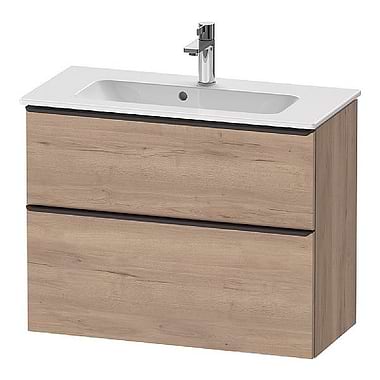 Duravit D-Neo Vanity Unit with Pull-Out Compartment and Drawer for ME by Starck Compact Basin 810x372x625mm