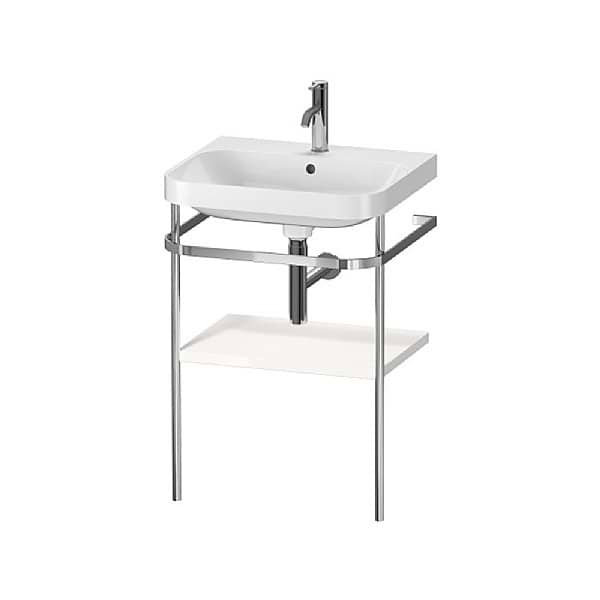 Duravit Happy D.2 Plus C-Shaped Stand Set with Shelf 575x490mm