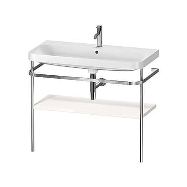 Duravit Happy D.2 Plus C-Shaped Stand Set with Shelf 975x490mm