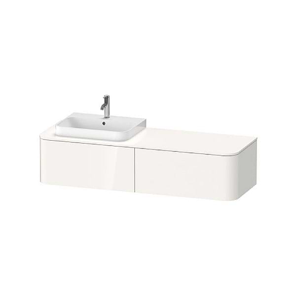 Duravit Happy D.2 Plus Console Vanity Unit with Two Pull-Out Compartments for Counter Basin 1600x550mm
