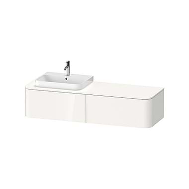Duravit Happy D.2 Plus Console Vanity Unit with Two Pull-Out Compartments for Counter Basin 1600x550mm