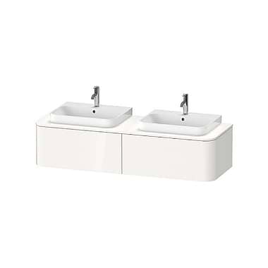 Duravit Happy D.2 Plus Console Vanity Unit with Two Pull-Out Compartments for Two Counter Basins 1600x550mm