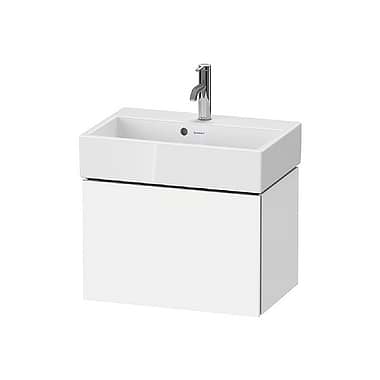 Duravit L-Cube Vanity Unit with Pull-Out Compartment for Vero Air Compact Basin 584x391mm