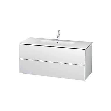 Duravit L-Cube Vanity Unit with Two Drawers for ME by Starck Basin 1220x481mm