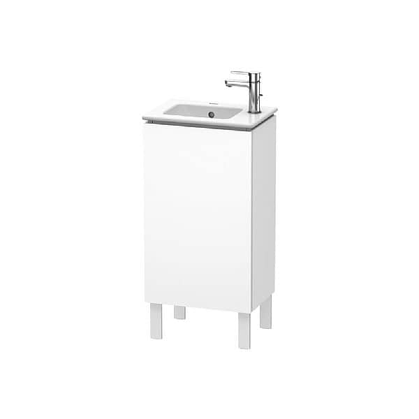 Duravit L-Cube Floorstanding Vanity Unit with One Door for ME by Starck Handrinse Basin 420x294mm