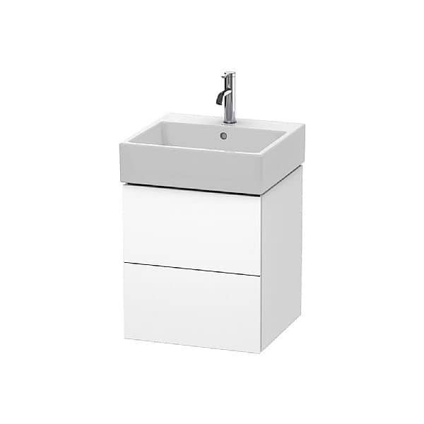 Duravit L-Cube Vanity Unit with Two Drawers for Vero Air Basin 484x459mm