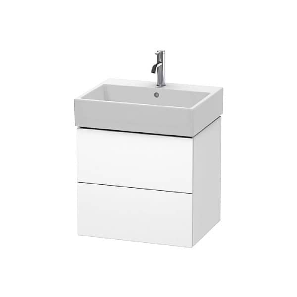 Duravit L-Cube Vanity Unit with Two Drawers for Vero Air Basin 584x459mm
