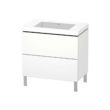 Duravit L-Cube Floorstanding C-Bonded Set with Two Pull-Out Compartments 800x480x698mm