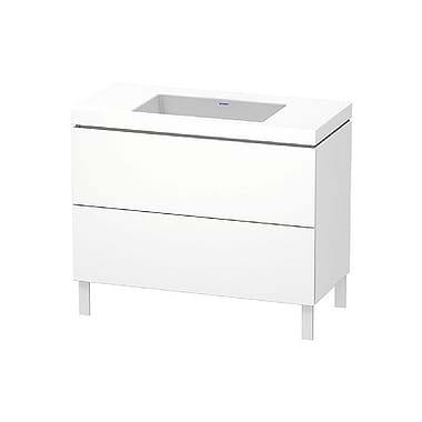 Duravit L-Cube Floorstanding C-Bonded Set with Two Pull-Out Compartments 1000x480x698mm