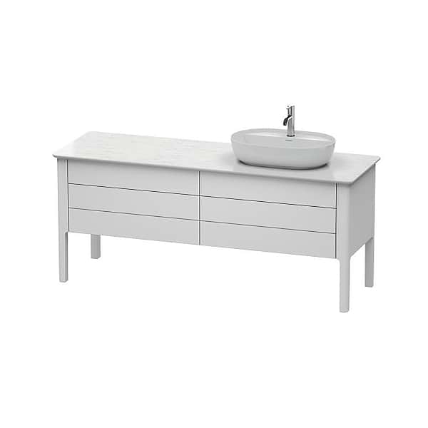 Duravit Luv Floorstanding Vanity Unit with Two Pull-Out Compartments and Two Drawers 1733mm
