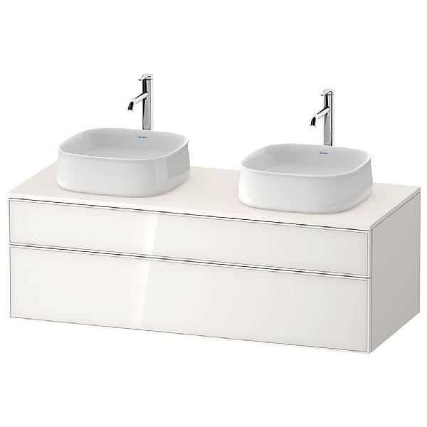 Duravit Zencha Double Vanity Unit with Pull-Out Compartment and Drawer 1300x550mm