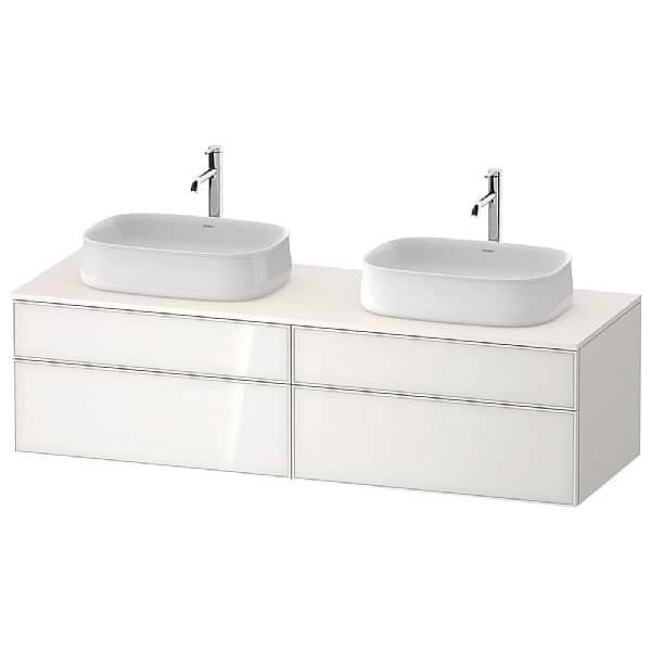 Duravit Zencha Double Vanity Unit with Two Pull-Out Compartments and Two Drawers 1600x550mm