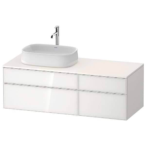 Duravit Zencha Vanity Unit with Two Pull-Out Compartments and Two Drawers 1300x550mm