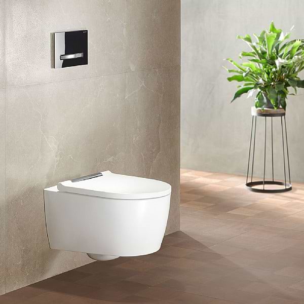 Geberit ONE Rimless TurboFlush Wall-Mounted Toilet Set