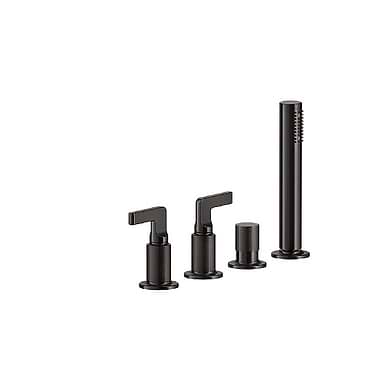 Gessi Inciso - Four Piece Bath Shower Mixer with Diverter