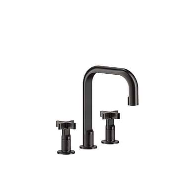 Gessi Inciso + Three Piece Basin Mixer Medium Spout