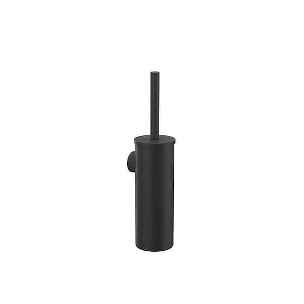 Gessi Rilievo Wall-Mounted Brush Holder Matt Black