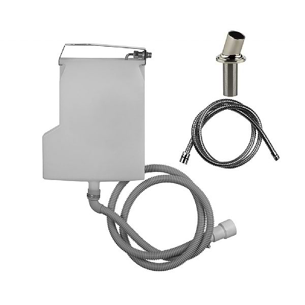 Gessi Venti20 Pull-out Handshower Drain Kit Rim Installation