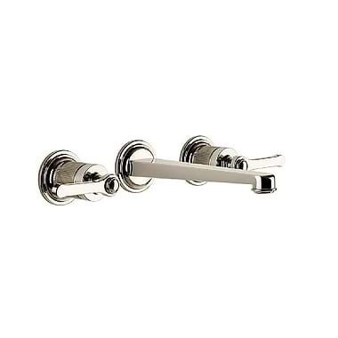 Gessi Venti20 Wall-Mounted Three Piece Basin Mixer Medium Spout