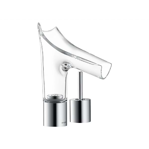 AXOR Starck V 2-Piece Basin Mixer with Glass Spout