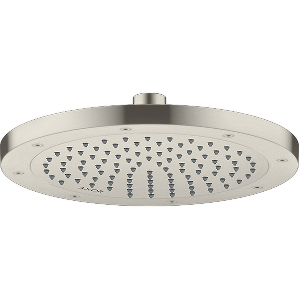 AXOR ShowerSolutions 245mm 1Jet EcoSmart Overhead Shower Stainless Steel Optic