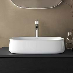 Duravit Zencha Ground Washbowl 550mm | Bathroom Washbowls | CP Hart